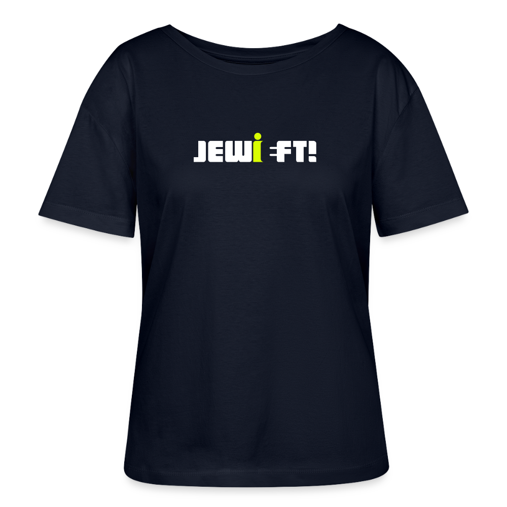 Jewieft! - Relaxed Rundhals Frauen Bio-T-Shirt - Navy