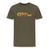 Tach! Ick steh uff Esel! - Männer Premium T-Shirt - Khaki