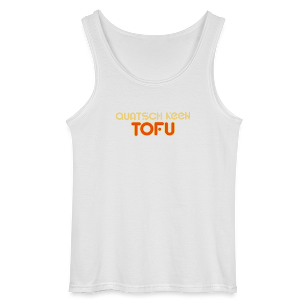Quatsch keen Tofu! - Männer Tank Top - Weiß