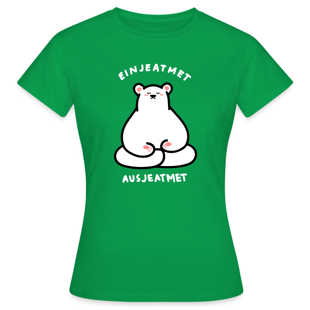 Einjeatmet - Frauen Premium T-Shirt - Kelly Green