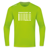 PRODUZIERT IN BERLIN - Männer Sport Langamshirt - Neongrün