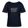 Allet Easy! - Relaxed Rundhals Frauen Bio-T-Shirt - Navy