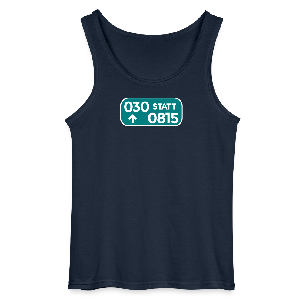 030 statt 0815 - Männer Tank Top - Navy