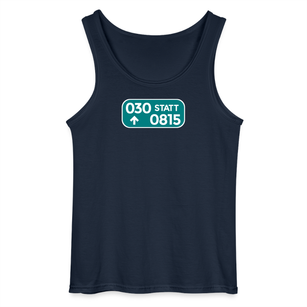 030 statt 0815 - Männer Tank Top - Navy