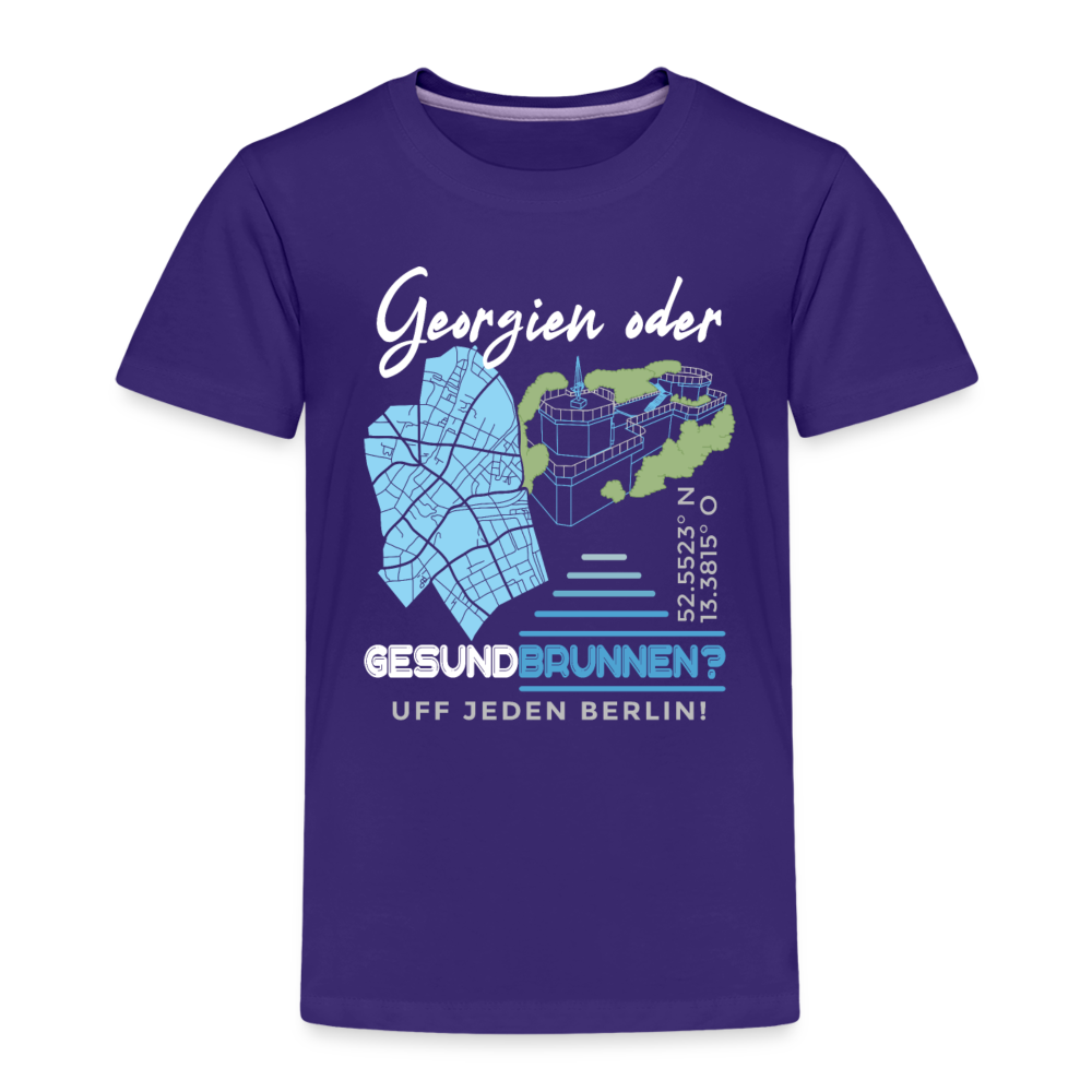 Georgien oder Gesundbrunnen - Kinder Premium T-Shirt - Lila