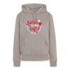 Liebe in der Luft! Berliner Luft! - Frauen Premium Hoodie - Taupe