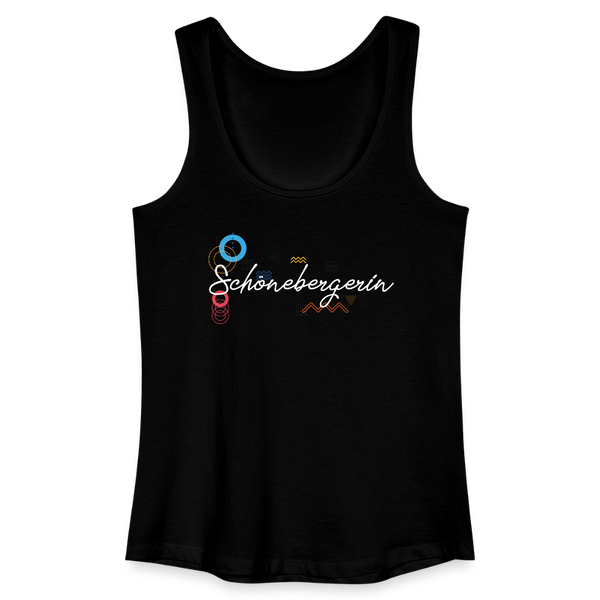 Schönebergerin - Federleichtes Bio Tank Top - Schwarz