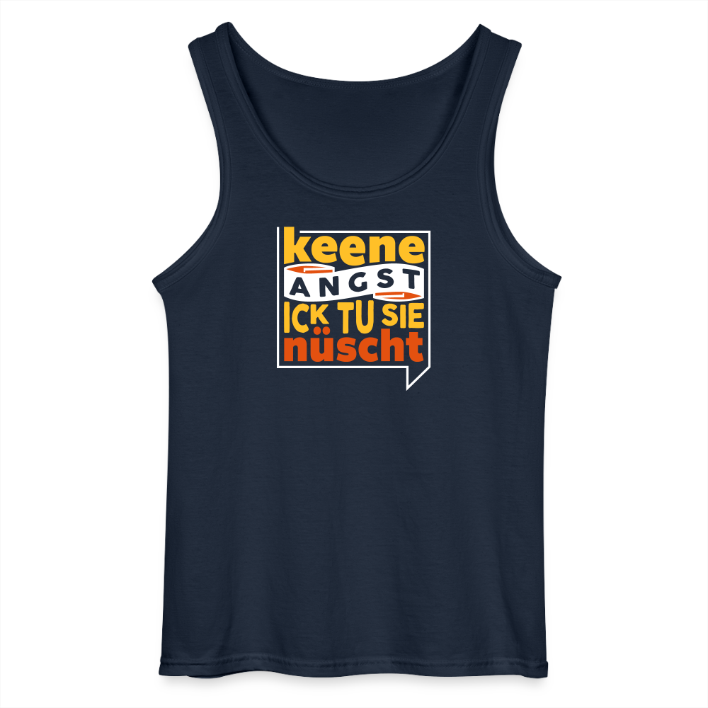 Keene Angst Ick Tu Sie Nüscht - Männer Tank Top - Navy