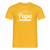 Opa wees allet - Männer Premium T-Shirt - Gelb