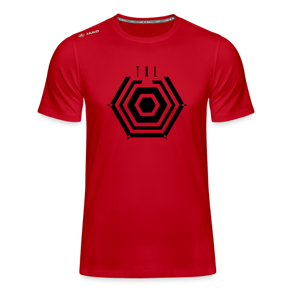 Tegel TXL Umrisse - Männer Sport-Shirt - Rot