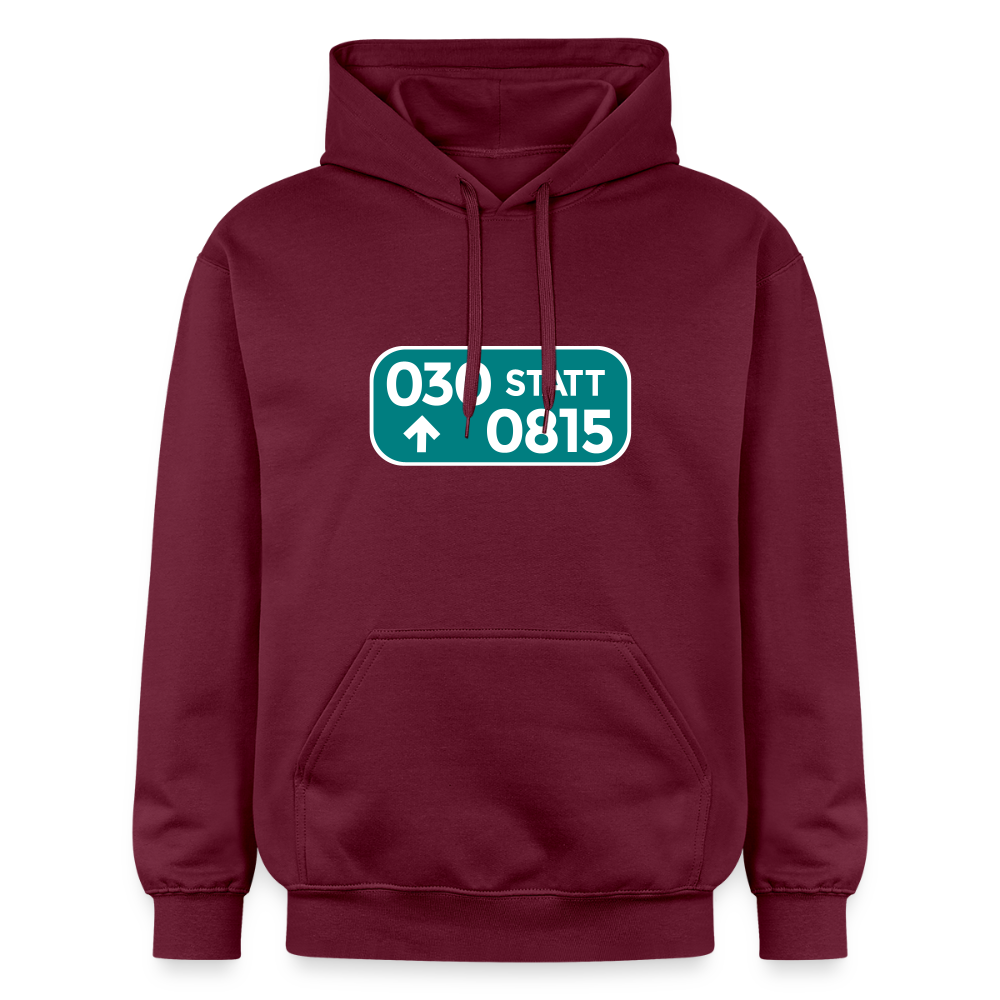 030 statt 0815 - Hoodie - Maroon