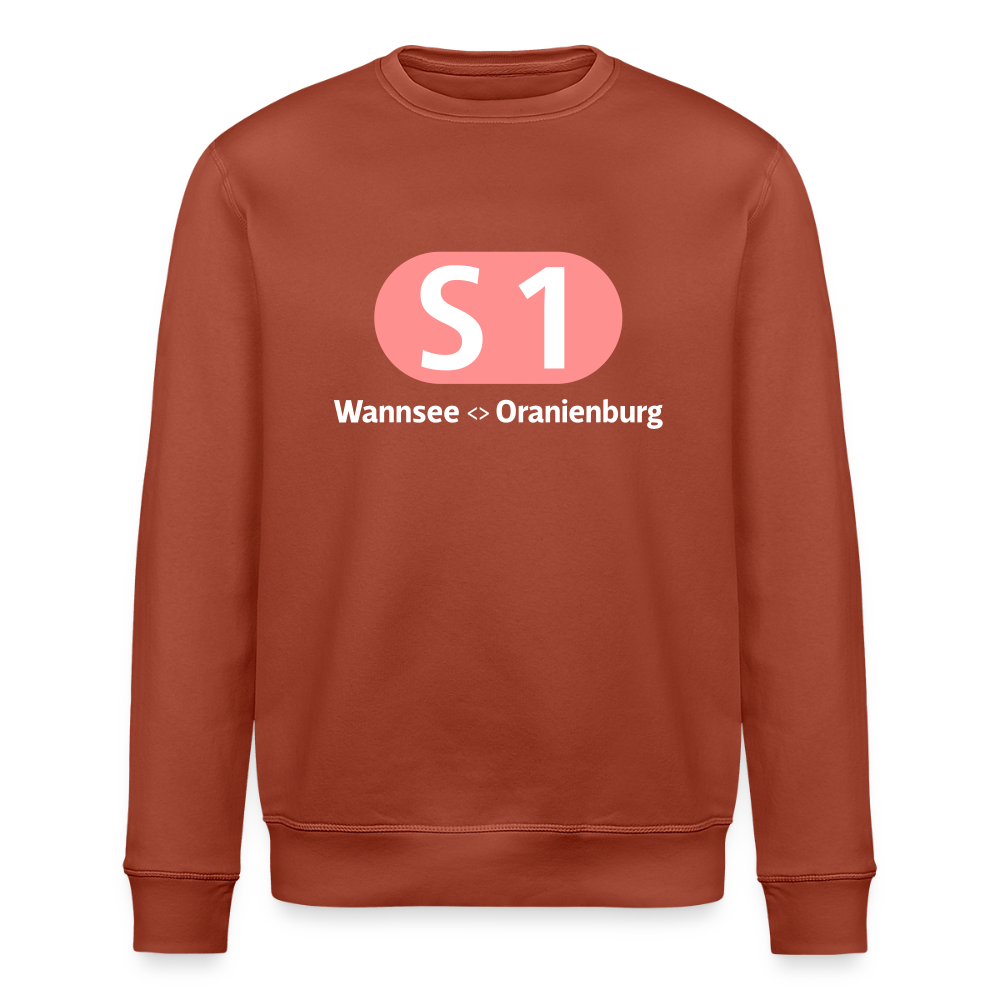 S1 - Unisex Bio Sweatshirt - Terrakotta