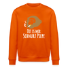 Dit is mir Schnurz Affe - Unisex Bio Sweatshirt - Tieforange