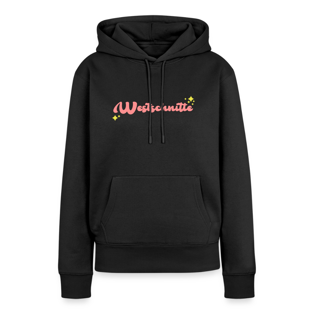 Westschnitte - Frauen Premium Hoodie - Schwarz