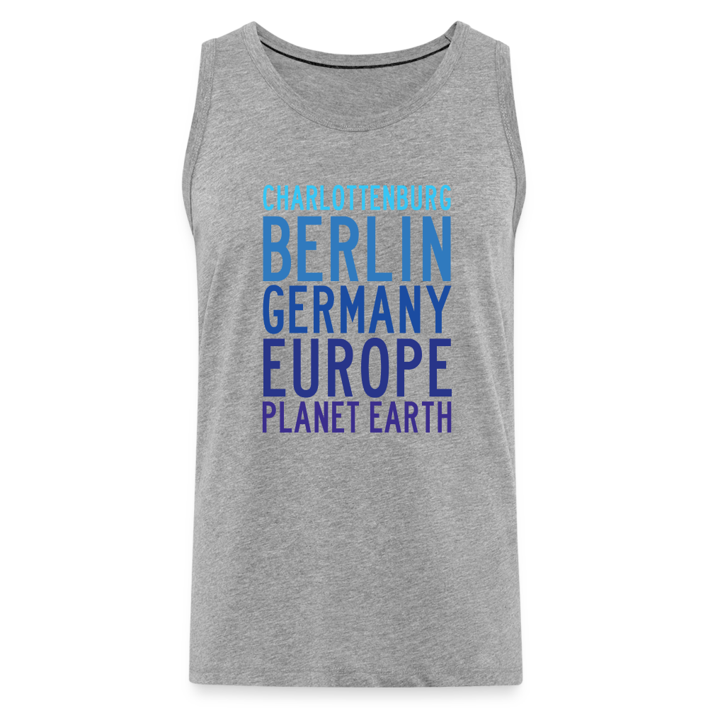 Charlottenburg - Earth - Frauen Premium Tank Top - Grau meliert