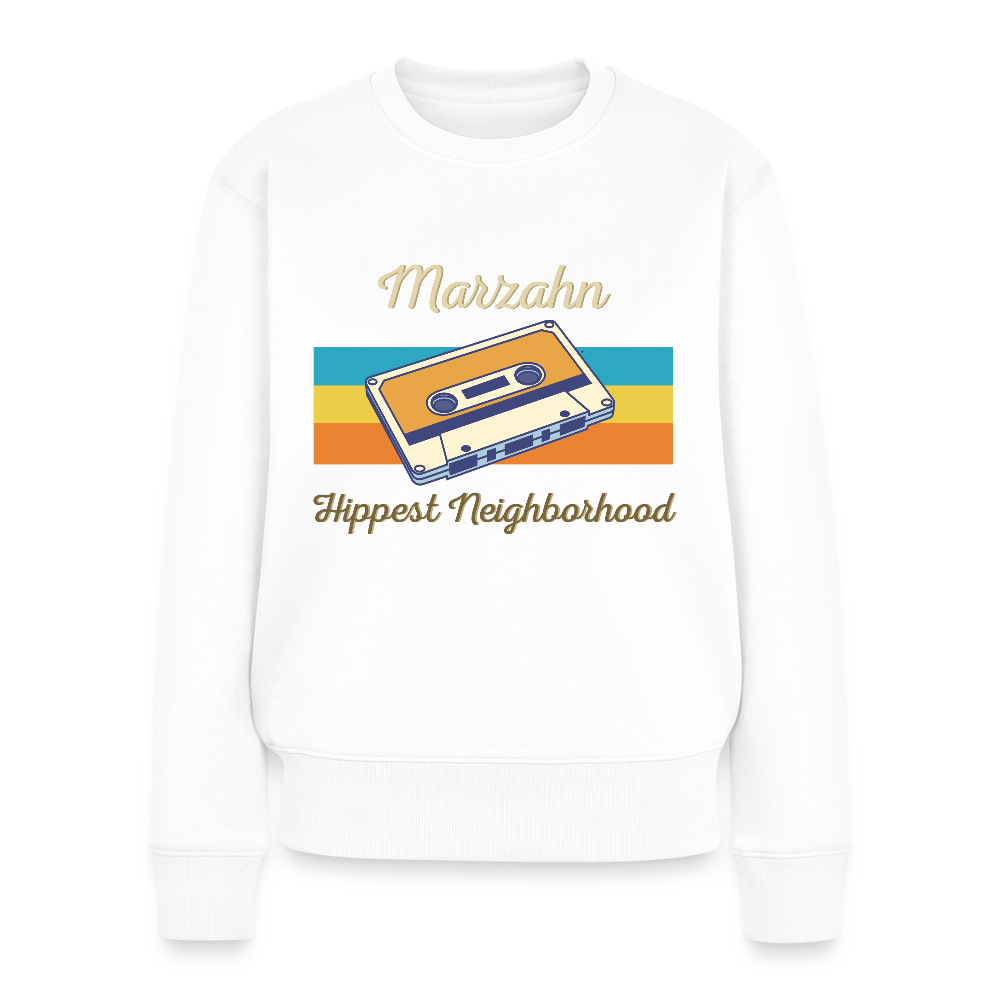 Marzahn Hippest Neighborhood - Frauen Premium Pullover - Weiß