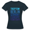 Treptow Planet Earth - Frauen Premium T-Shirt - Navy