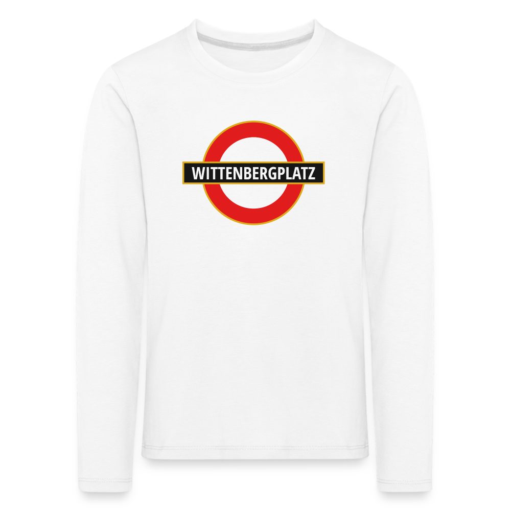 Wittenbergplatz - Kinder Langarmshirt - Weiß