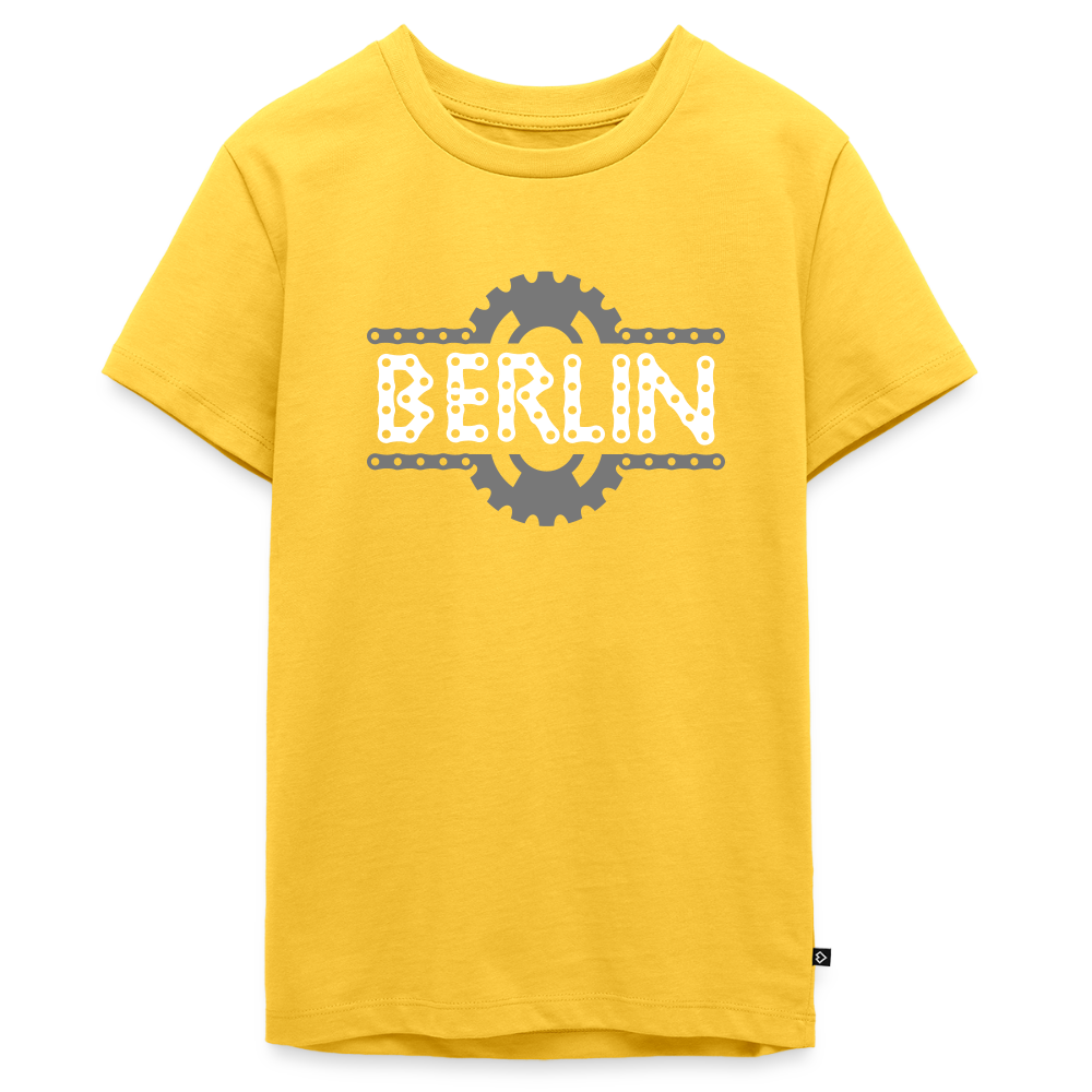 Berliner Fahrradkette - Teenager Premium T-Shirt - Gelb
