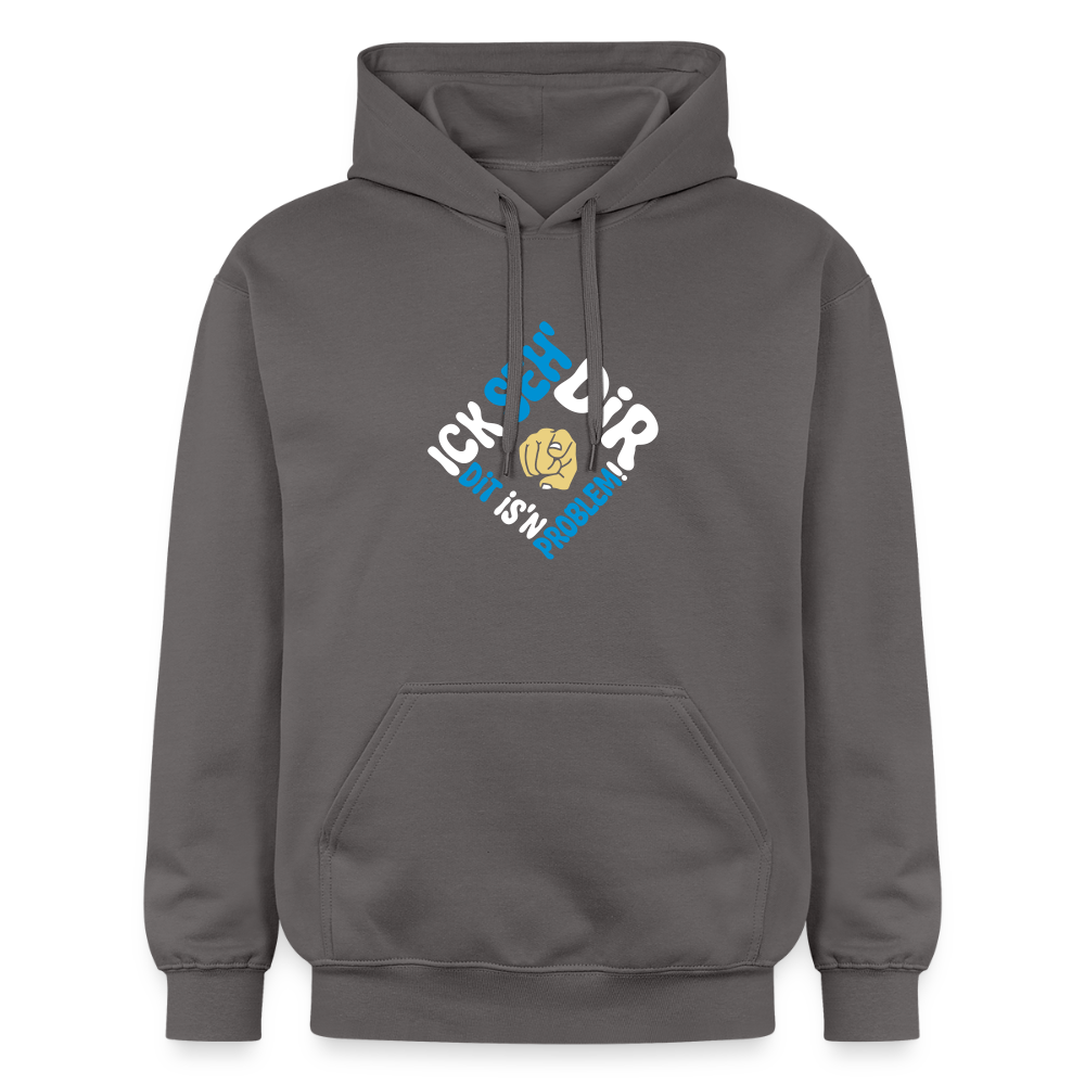 Ick seh' dir. Dit is'n Problem. - Hoodie - Dunkelgrau