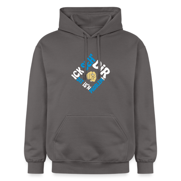 Ick seh' dir. Dit is'n Problem. - Hoodie - Dunkelgrau