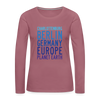 Charlottenburg - Earth - Frauen Premium Langarmshirt - Malve