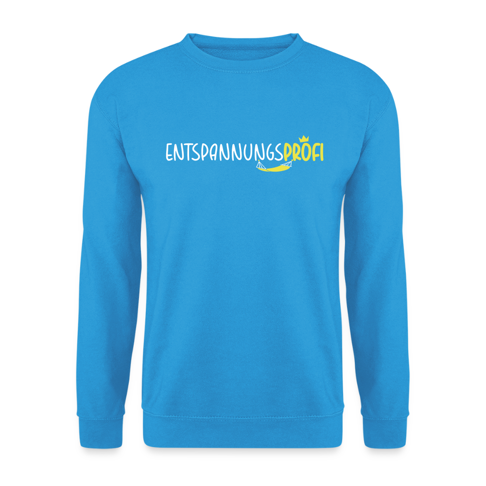 Entspannungsprofi - Unisex Pullover - Meeresblau