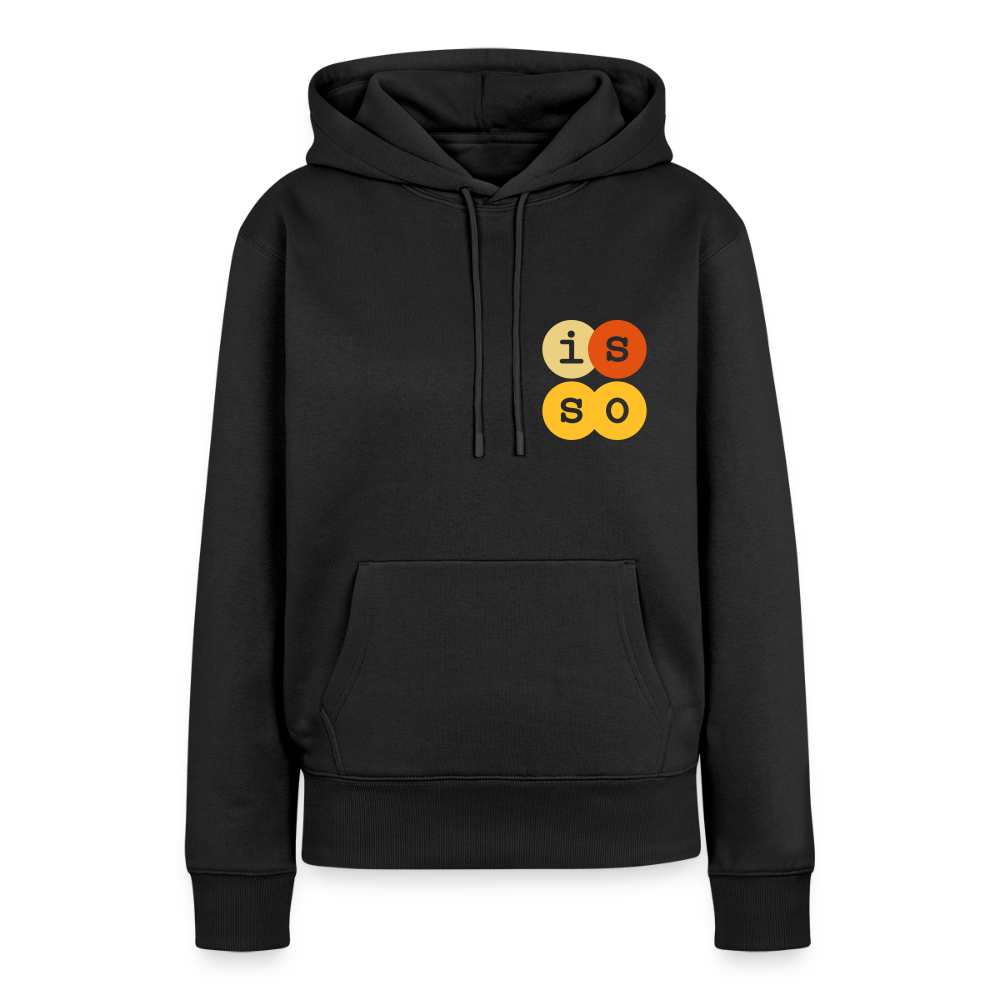 IsSo - Frauen Premium Hoodie - Schwarz