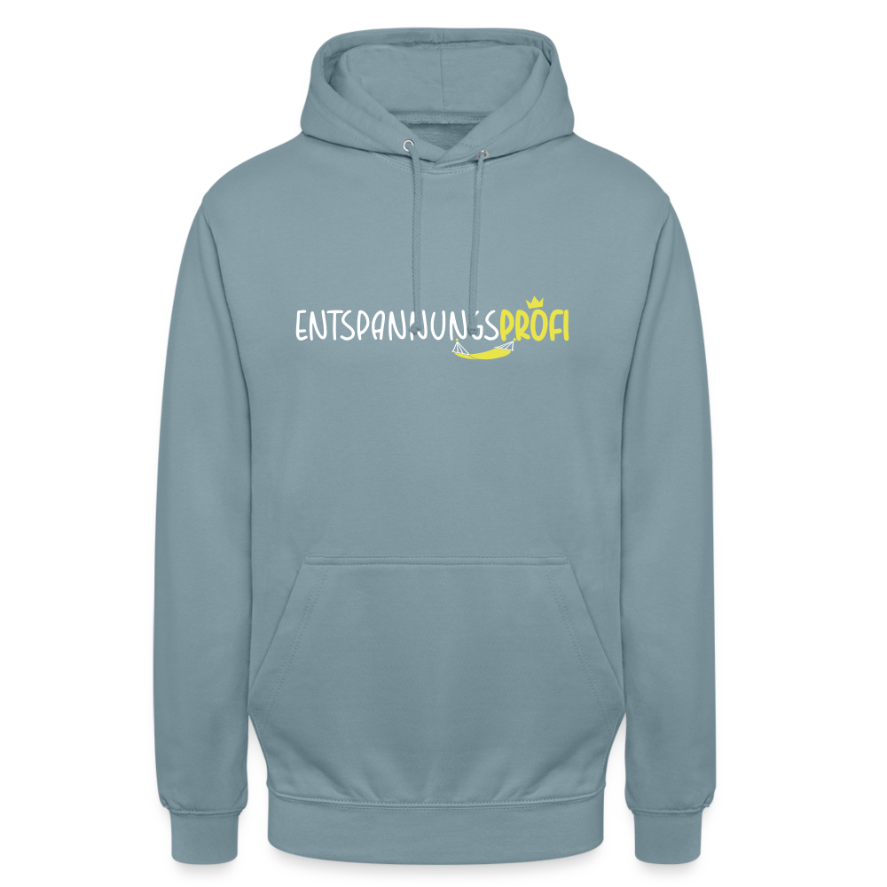 Entspannungsprofi - Unisex Hoodie - Nebelblau