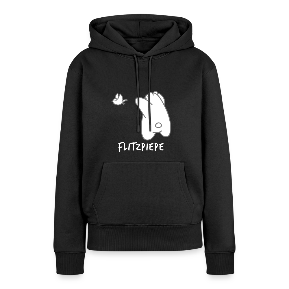 Flitzpiepe - Frauen Premium Hoodie - Schwarz