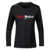 Viech Modus 100% - Frauen Sport Langarmshirt - Schwarz
