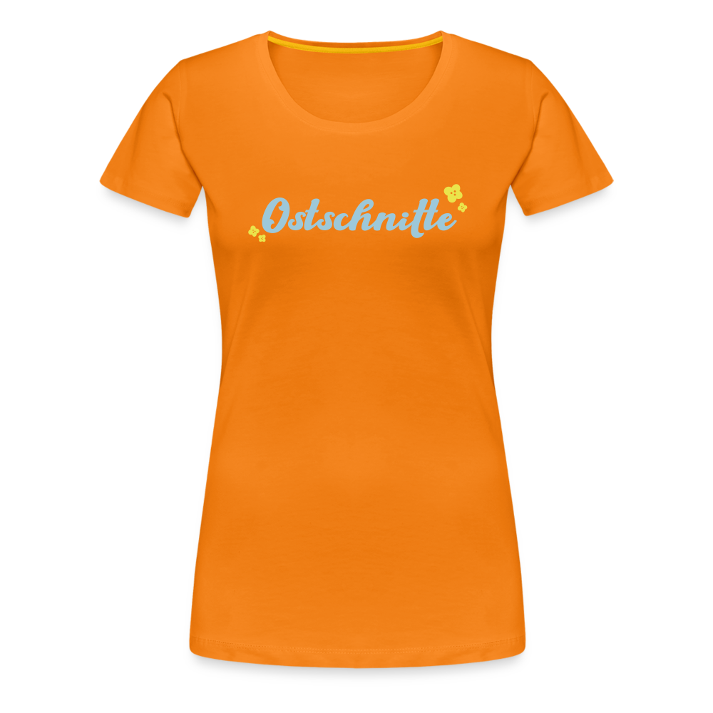 Ostschnitte - Frauen Premium T-Shirt - Orange