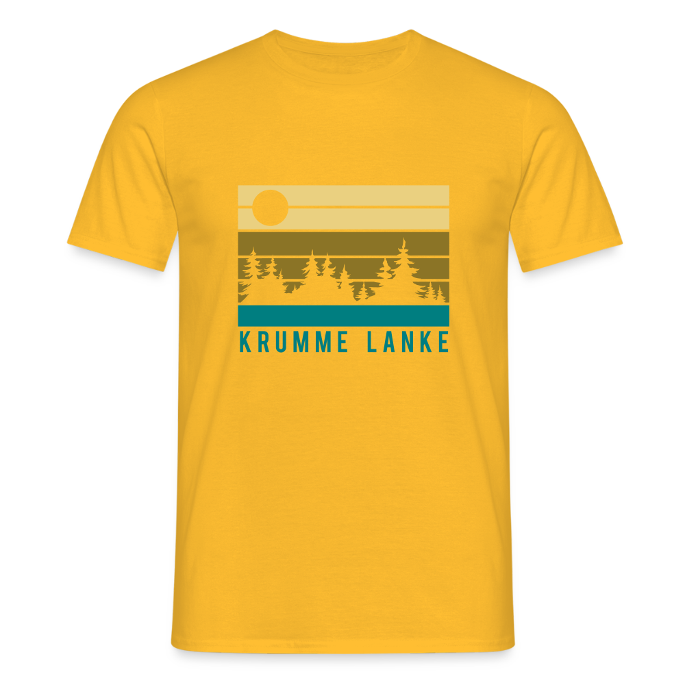 Krumme Lanke - Männer Premium T-Shirt - Gelb