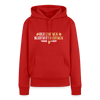 Bier einatmen, Negativität ausatmen. - Frauen Premium Hoodie - Rot
