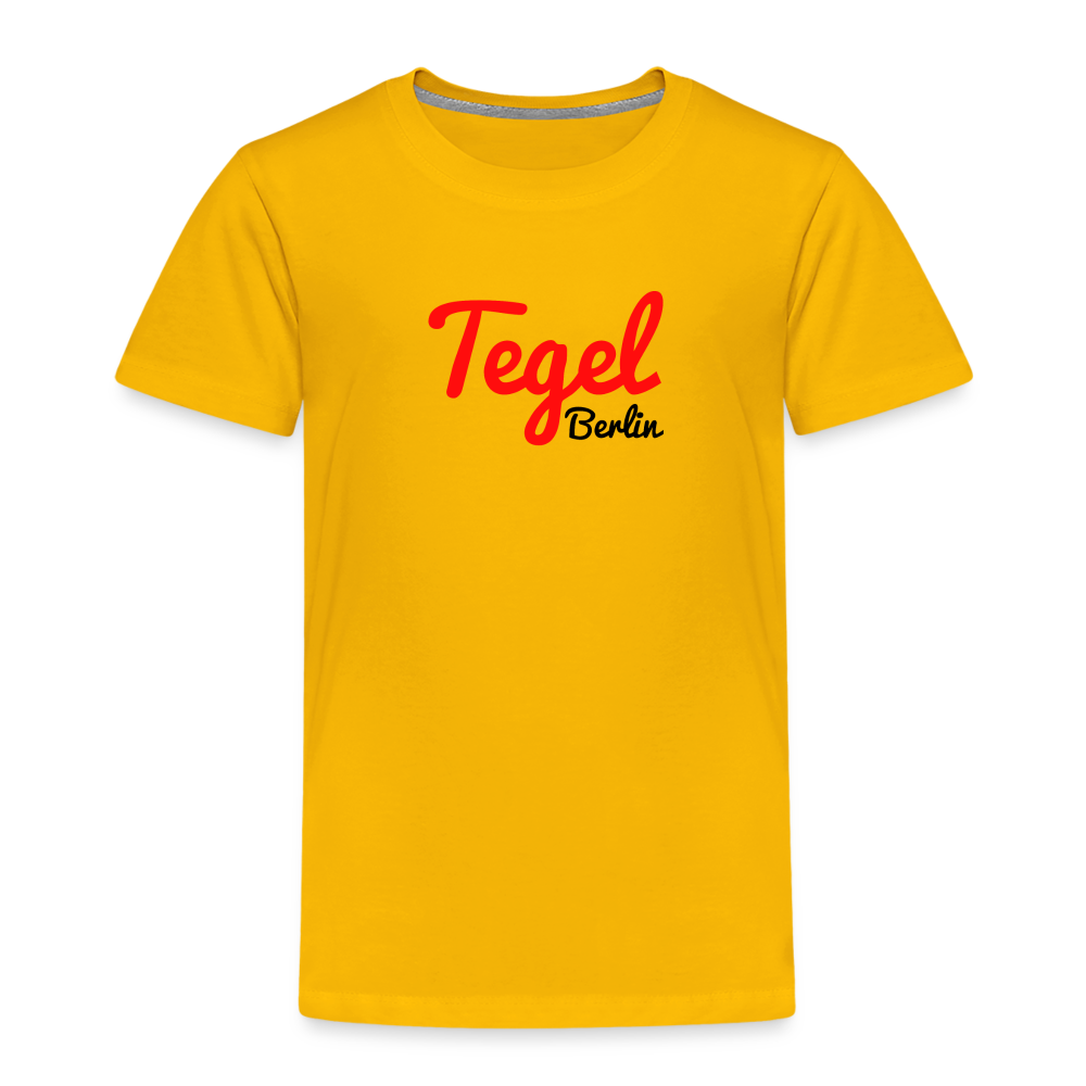 Tegel Berlin - Kinder Premium T-Shirt - Sonnengelb