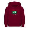 U3 - Kinder Premium Hoodie - Bordeaux