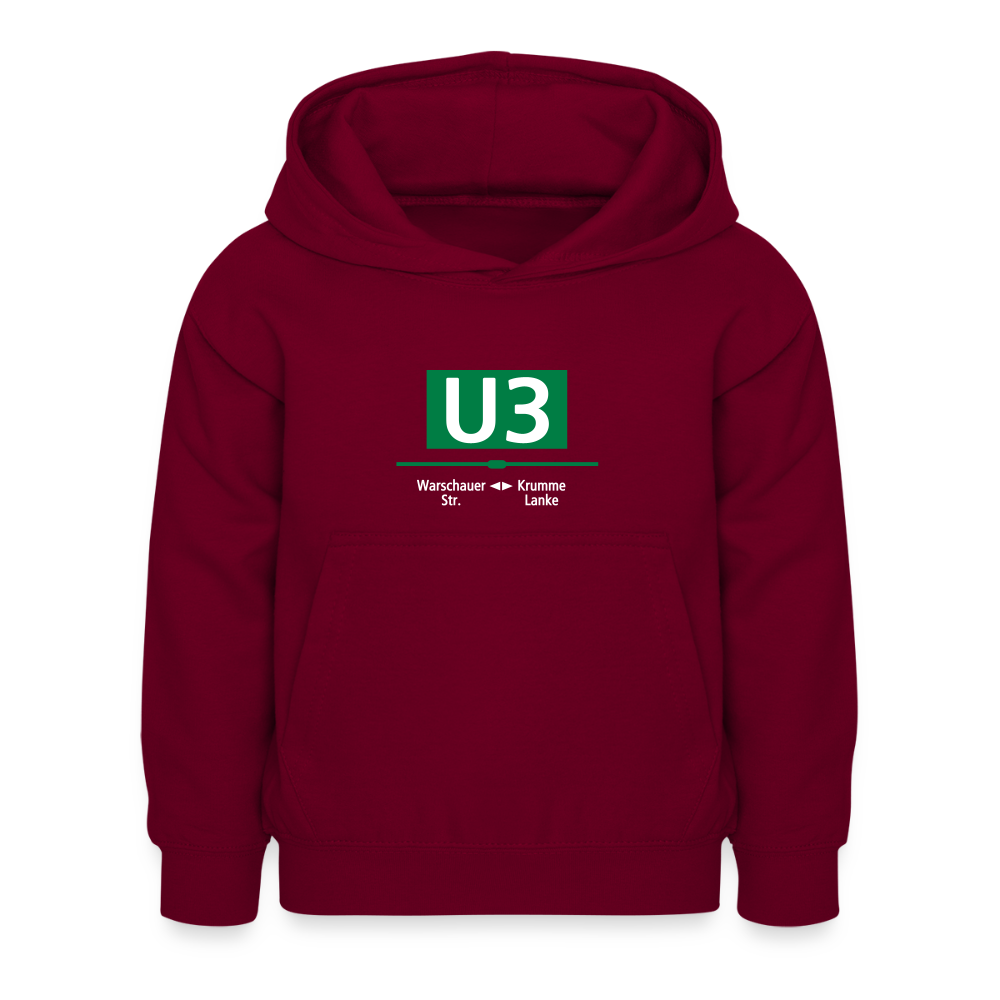 U3 - Kinder Premium Hoodie - Bordeaux