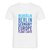 Neukölln Planet Earth - Männer Premium T-Shirt - Weiß