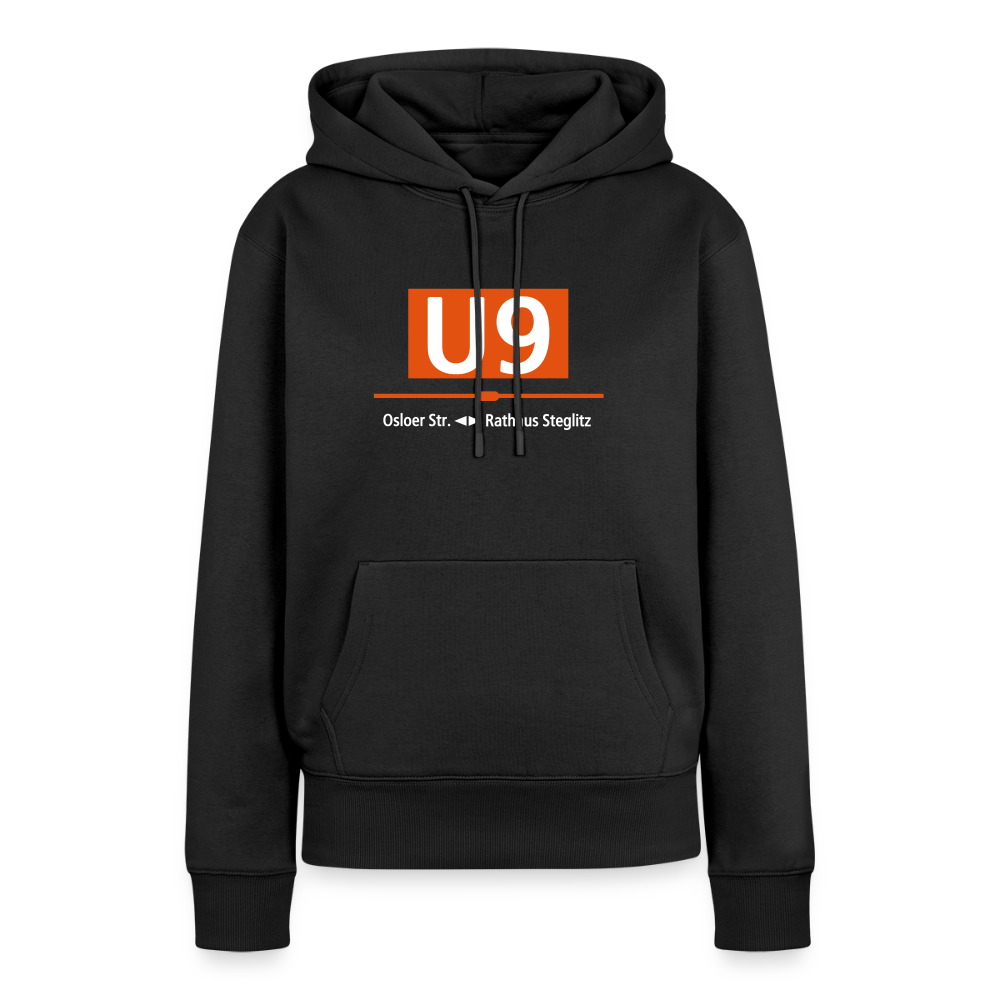 U9 - Frauen Premium Hoodie - Schwarz