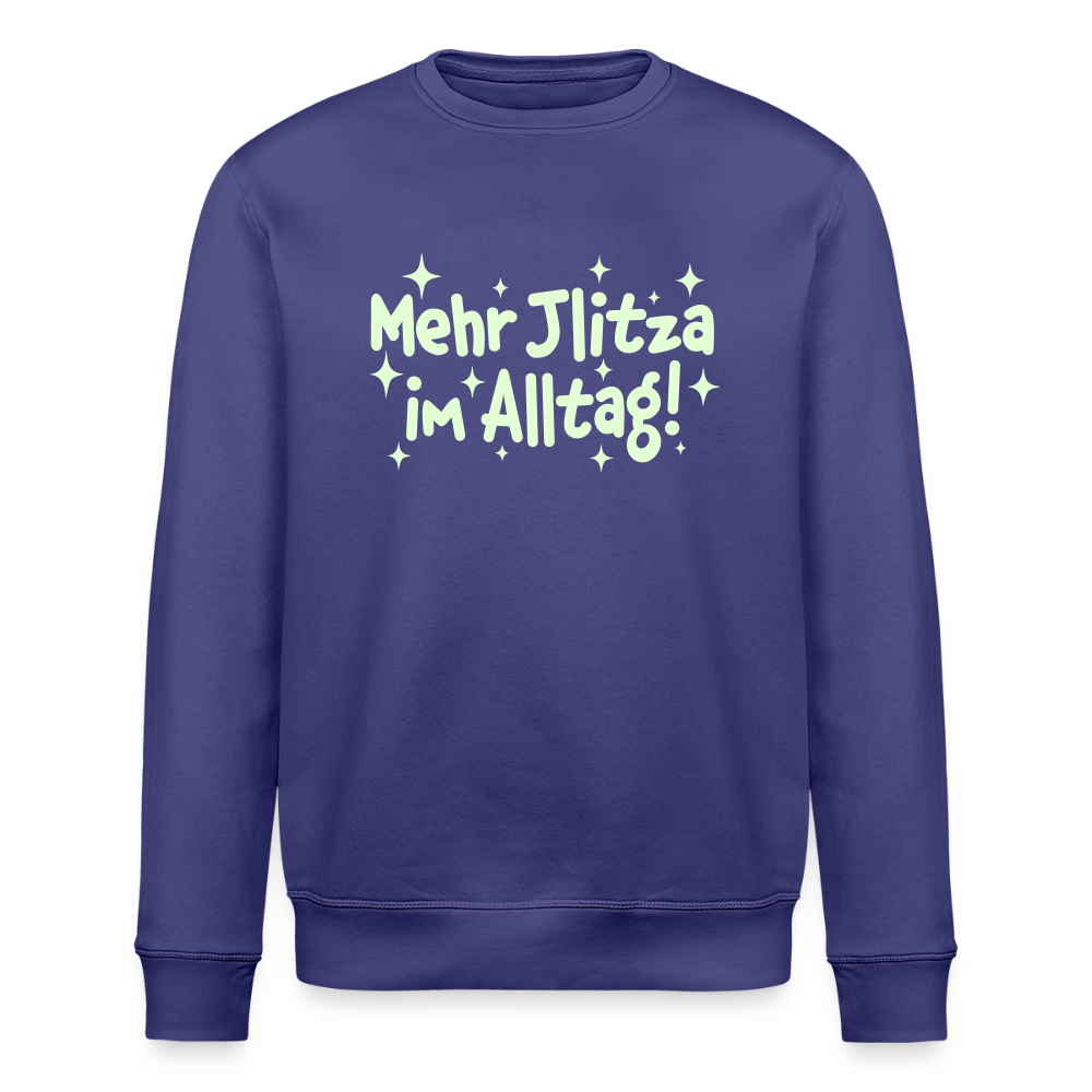 Mehr Jlitzer im Alltag! - Unisex Bio Sweatshirt - Dämmerung