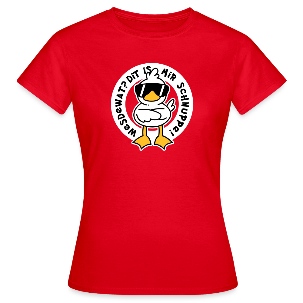 Wesdewat? - Frauen Premium T-Shirt - Rot