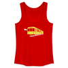 Die U-Bahn kommt - Frauen Bio Tank Top - Rot