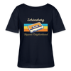Schöneberg Hippest Neighborhood - Relaxed Rundhals Frauen Bio-T-Shirt - Navy