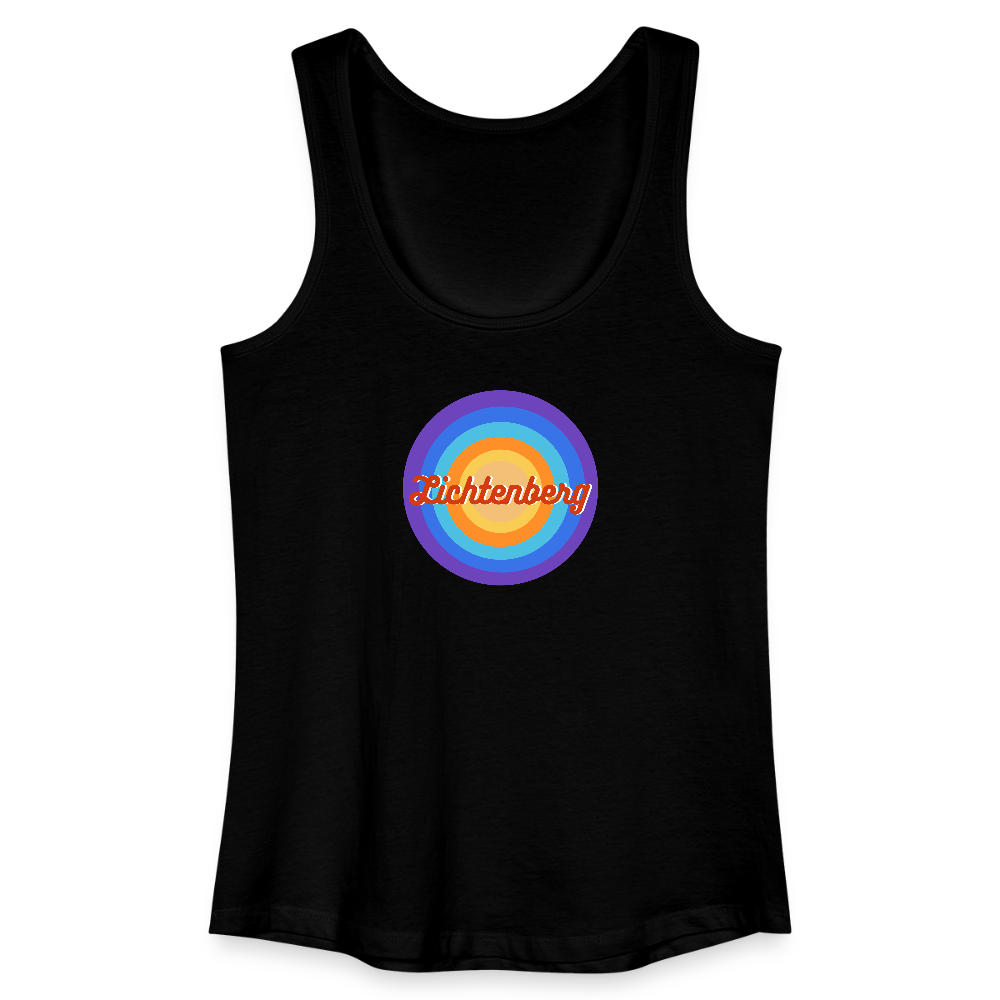 Lichtenberg Retro - Frauen Bio Tank Top - Schwarz