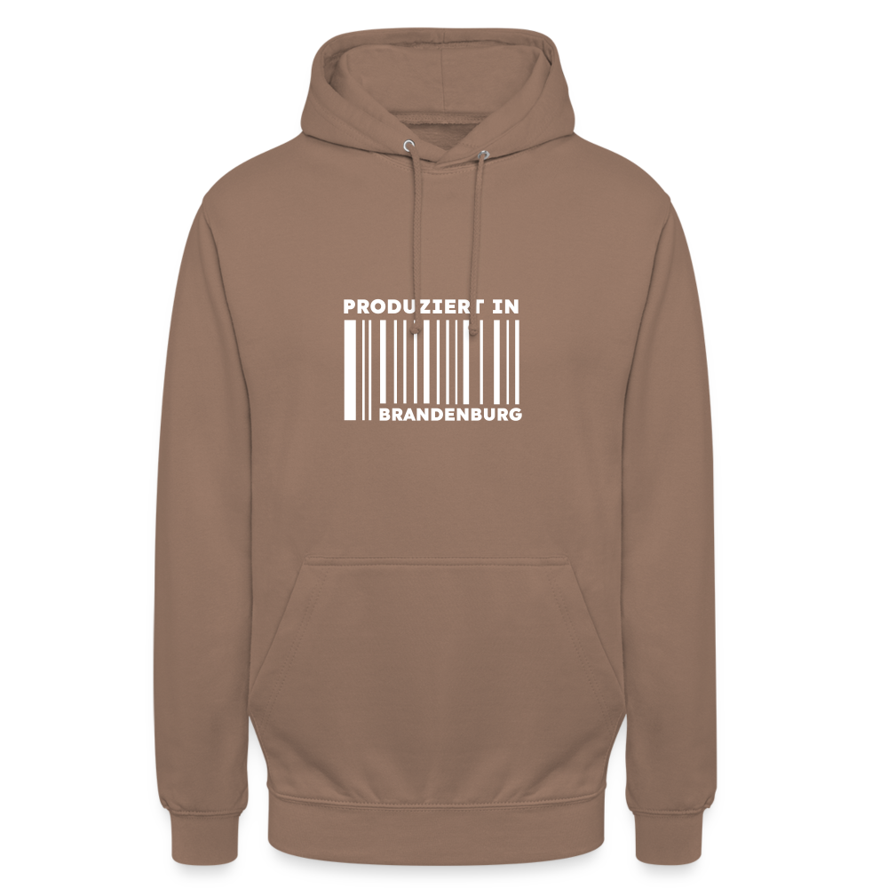 PRODUZIERT IN BRANDENBURG - Unisex Hoodie - Mokka