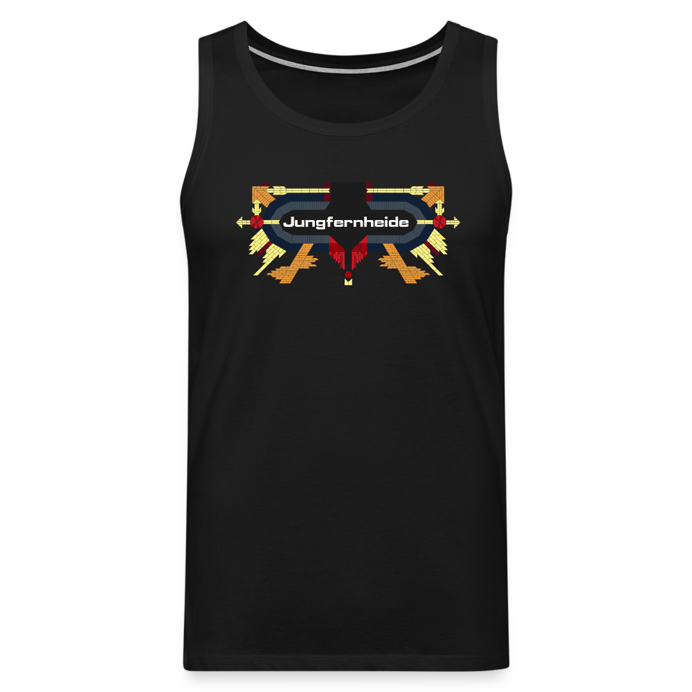 Jungfernheide - Männer Premium Tank Top - Schwarz