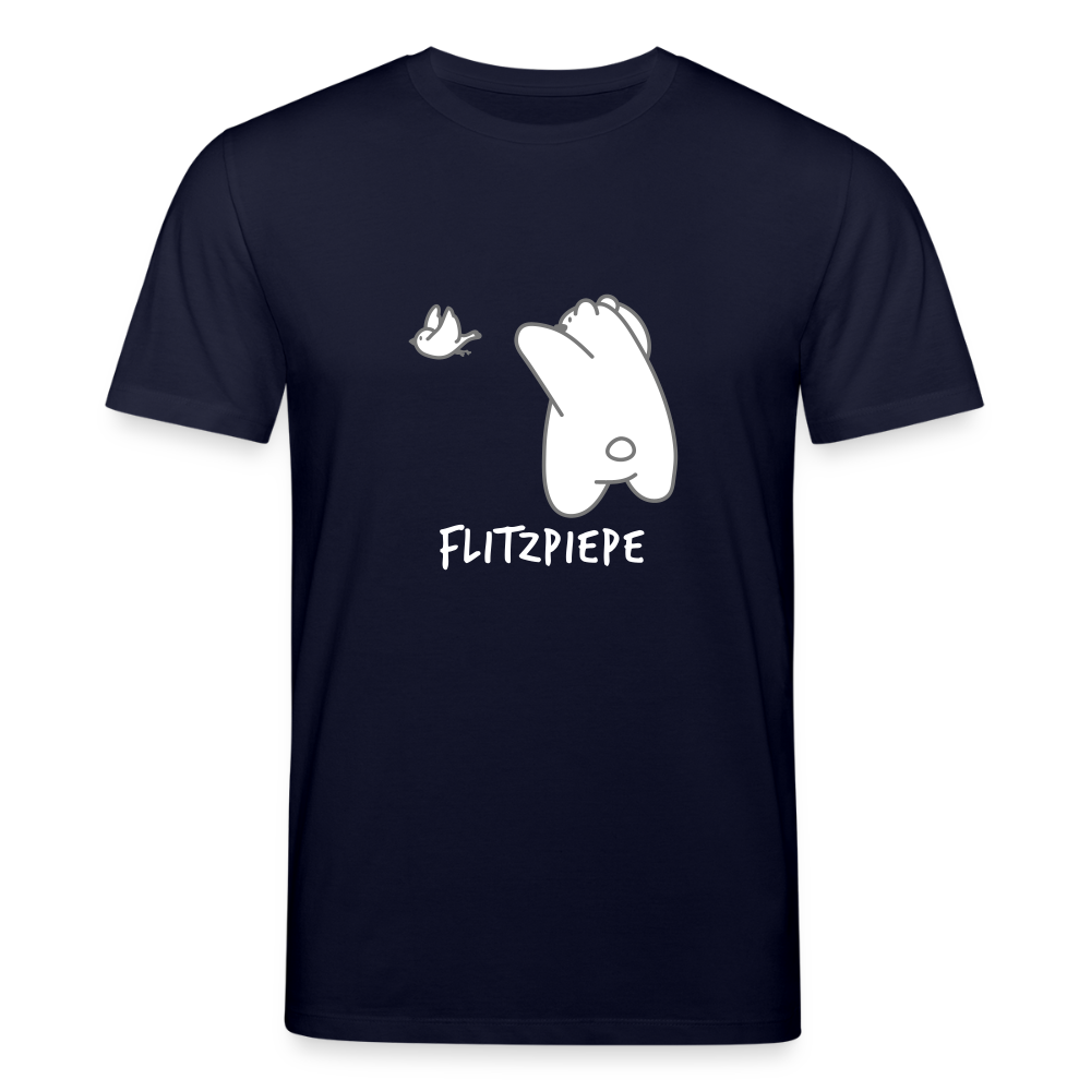 Flitzpiepe - Unisex Bio T-Shirt - Navy