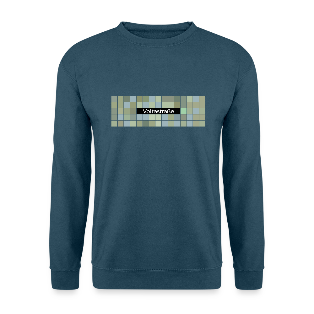 Voltastrasse - Unisex Pullover - Indigoblau