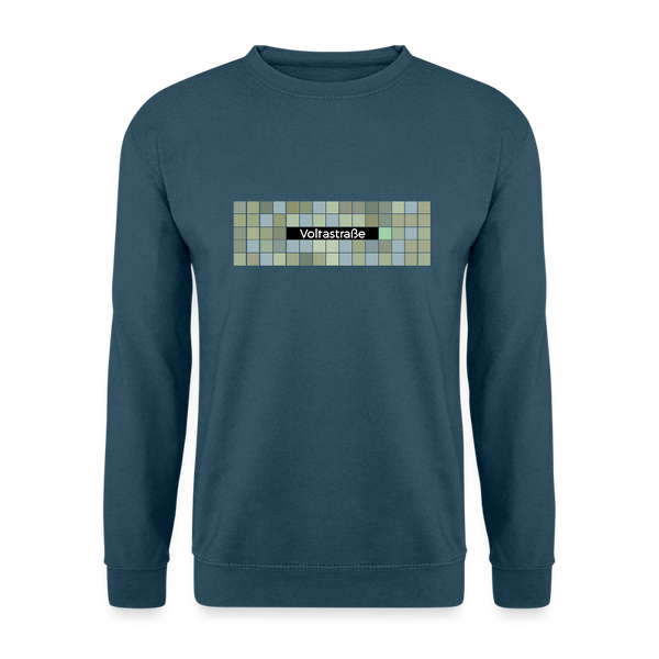 Voltastrasse - Unisex Pullover - Indigoblau