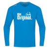Dit Orijinal - Männer Sport Langamshirt - Saphirblau